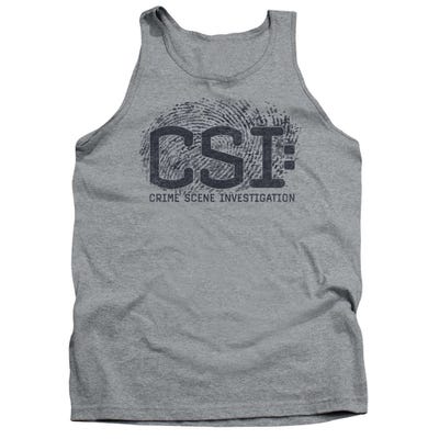 Distressed CSI Logo Tank Top