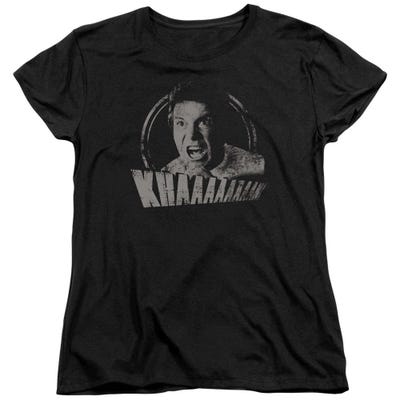 Distressed Star Trek Khan Womens T-Shirt