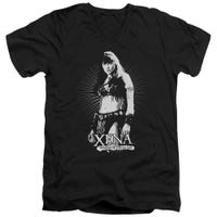 Don't Mess With Xena Warrior Princess V-Neck T-Shirt