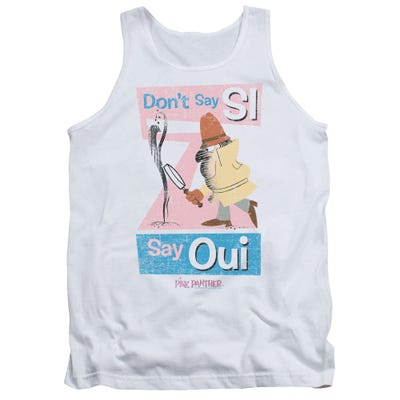 Don't Say SI Say Qui Pink Panther Tank Top