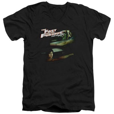 Drifting Together Fast and Furious Tokyo Drift  V-Neck T-Shirt
