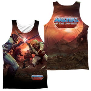 MASTERS OF THE UNIVERSE BATTLE Front & Back Sublimation Tank Top