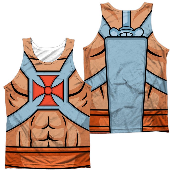 He Man Official Costume Front & Back Sublimation Tank Top