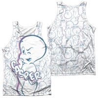 Casper The Friendly Ghost Front & Back Sublimation Tank Top