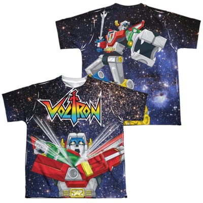 Voltron Space Defender Back & Front Kids Sublimation T-Shirt