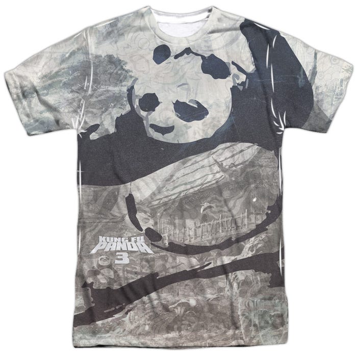 KUNG FU PANDA BRUSHED PO Sublimation T-Shirt