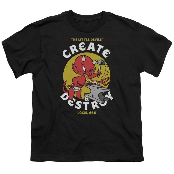 Hot Stuff Local Devil Create and Destroy Kids T-Shirt