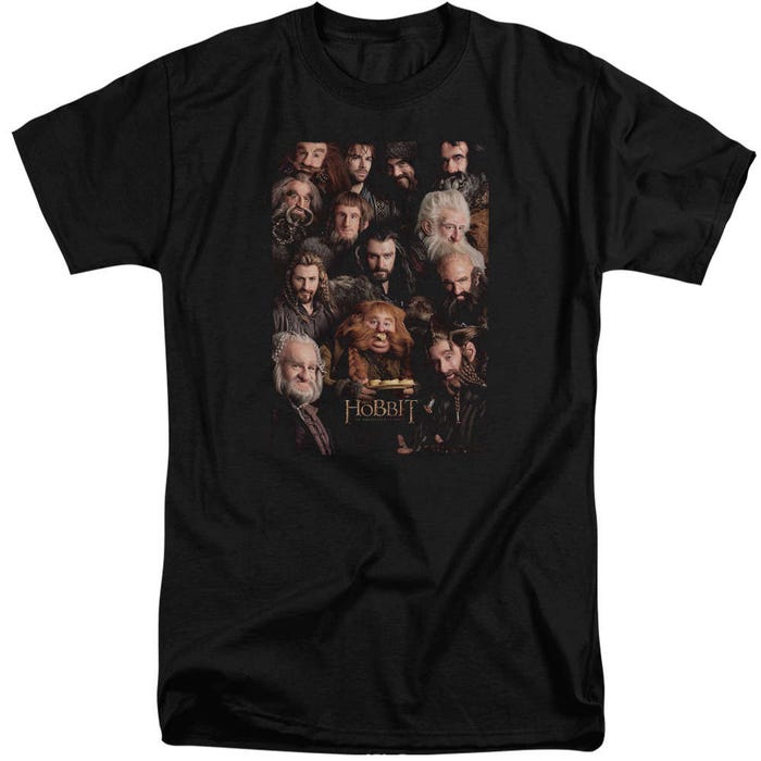 Dwarves Poster The Hobbit Tall T-Shirt