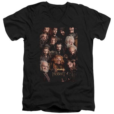 Dwarves Poster The Hobbit V-Neck T-Shirt