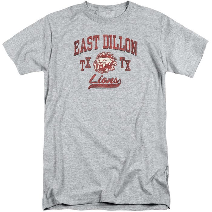 East Dillon Friday Night Lights Athletic Lions Tall T-Shirt