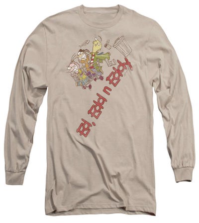 Ed Edd n Eddy Downhill Logo Long Sleeve Shirt