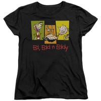 Ed Edd n Eddy Three Ed's Logo Womens T-Shirt
