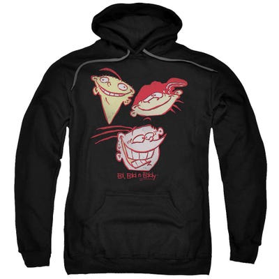 Ed Edd n Eddy Three Heads Logo Hoodie