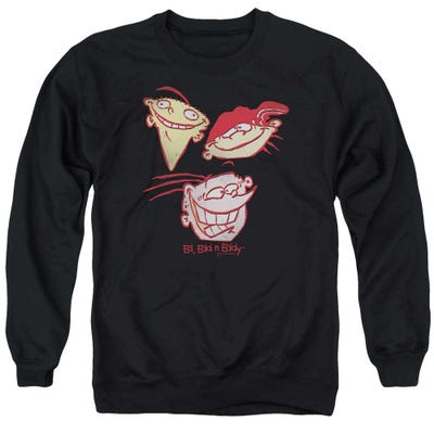 Ed Edd n Eddy Three Heads Logo Sweatshirt