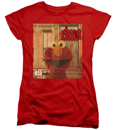 Ellmatic Sesame Street Womens T-Shirt