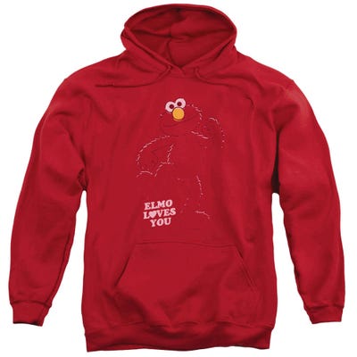 Elmo Loves You Sesame Street Hoodie