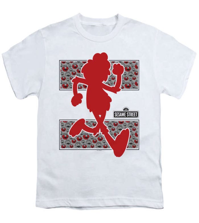 Elmo Runs Sesame Street Kids T-Shirt