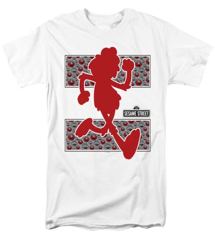 Elmo Runs Sesame Street T-Shirt
