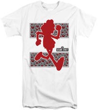 Elmo Runs Sesame Street Tall T-Shirt