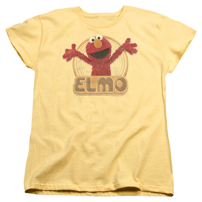 Elmo Sesame Street Iron On Womens T-Shirt