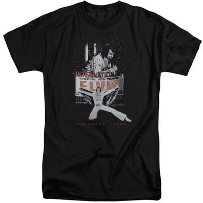 Las Vegas 1970 Elvis Presley Tall T-Shirt