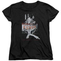 Las Vegas 1970 Elvis Presley Womens T-Shirt