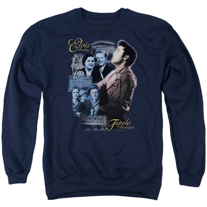 Tupelo Mississippi Elvis Presley Sweatshirt