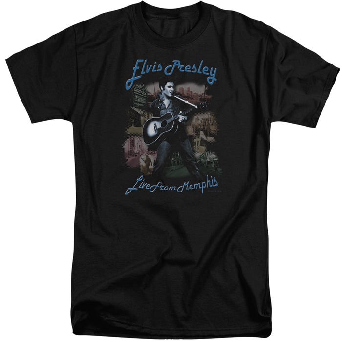 Live From Memphis Elvis Presley Tall T-Shirt