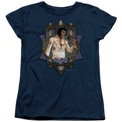 Aloha From Hawaii Elvis Presley Womens T-Shirt