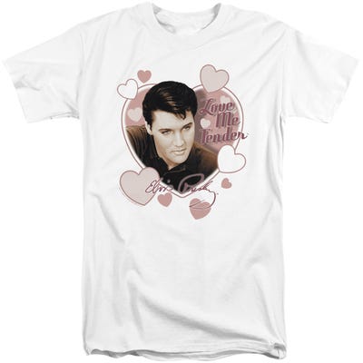 Love Me Tender Elvis Presley Tall T-Shirt