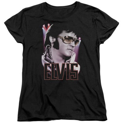 Elvis Presley 70's Star Womens T-Shirt