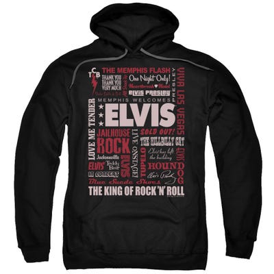 Elvis Presley Whole Lotta Type Hoodie