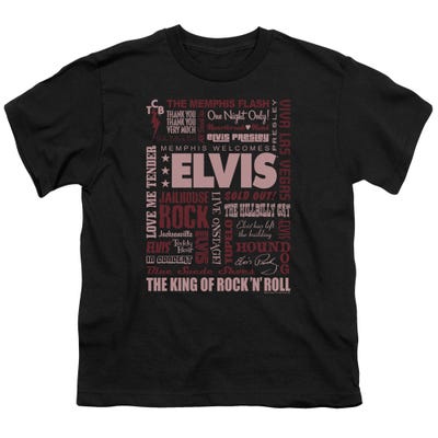 Elvis Presley Whole Lotta Type Kids T-Shirt