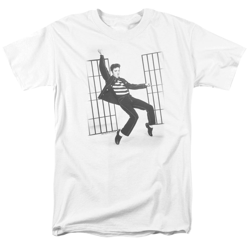 Elvis Presley T Shirt Jailhouse Rock Logo new Official Mens Black 