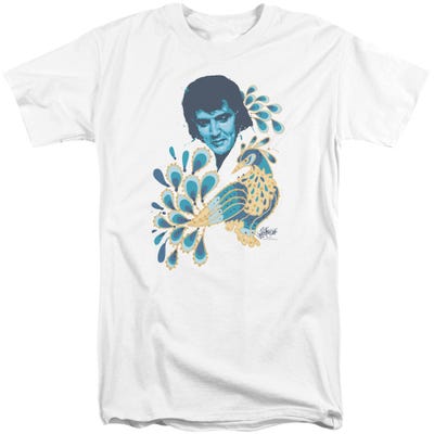 Elvis Presley Peacock Tall T-Shirt