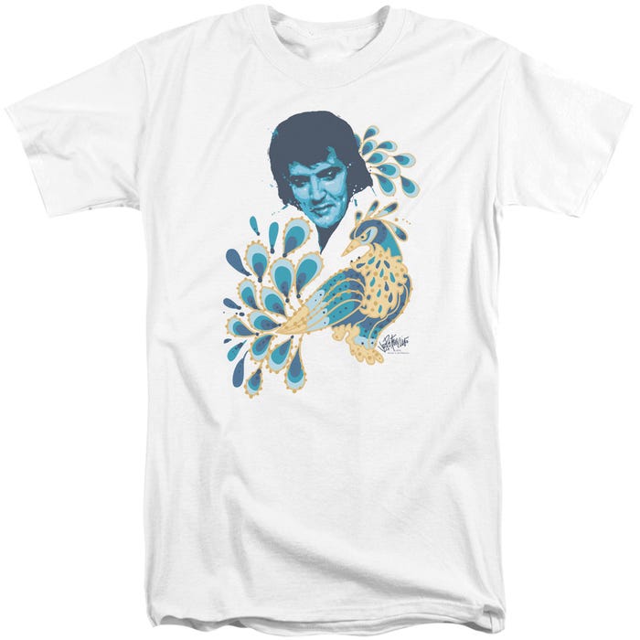 Elvis Presley Peacock Tall T-Shirt