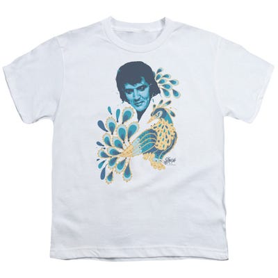 Elvis Presley Peacock Kids T-Shirt
