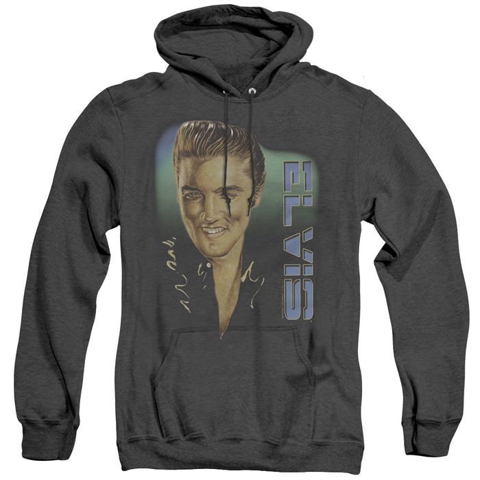 ELVIS 56 Elvis Presley Adult Heather Hoodie