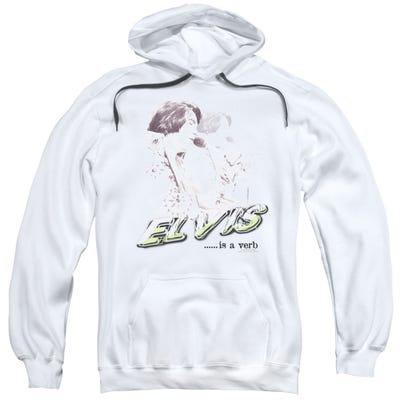 ELVIS IS A VERB Elvis Presley Hoodie