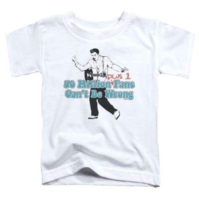 Elvis Presley 50 Million Fans Plus 1 Toddler T-Shirt