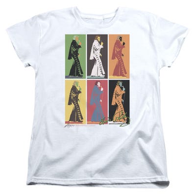 Elvis Presley Retro Boxes Womens T-Shirt