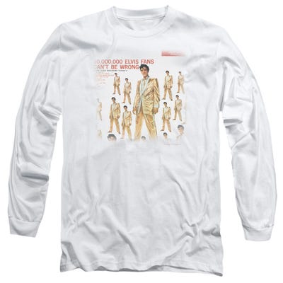 50 MILLION FANS Elvis Presley Long Sleeve Shirt