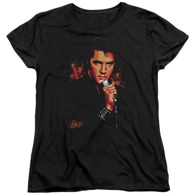 Elvis Presley Trouble Womens T-Shirt