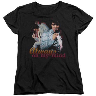 Elvis Presley Always on my Mind Womens T-Shirt