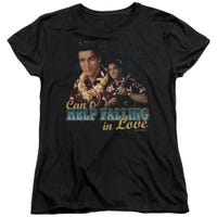 Elvis Presley Can't Help Falling In Love Womens T-Shirt