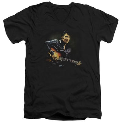 1968 Elvis Presley Playing Guitar V-Neck T-Shirt