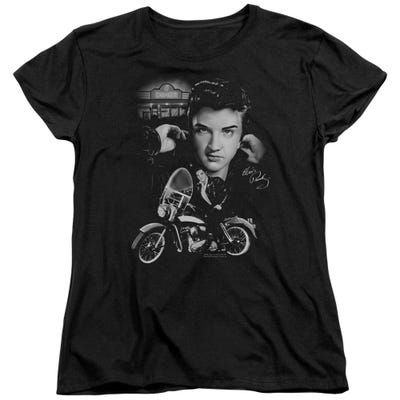Elvis Presley The King Rides Again Womens T-Shirt