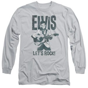 Let's Rock! Elvis Presley Long Sleeve Shirt