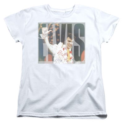 Elvis Presley Aloha Knockout Womens T-Shirt