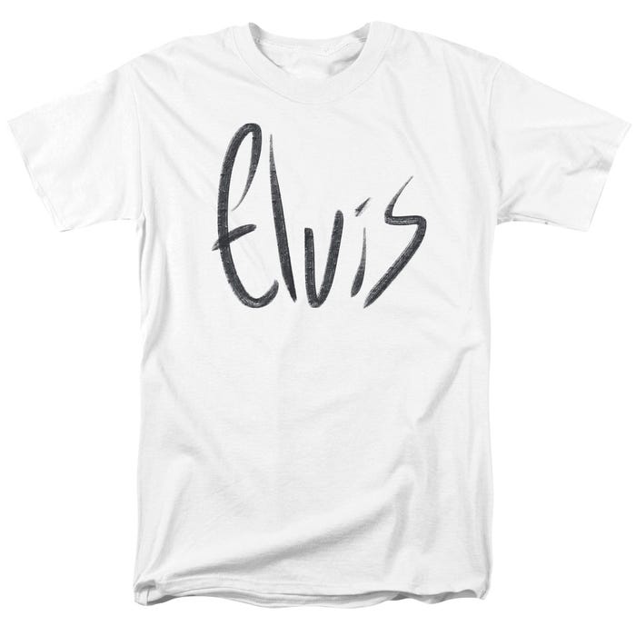 Elvis Presley Sketchy Name T-Shirt